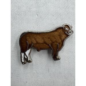 Vintage Cow Bull Calf Lapel Pin